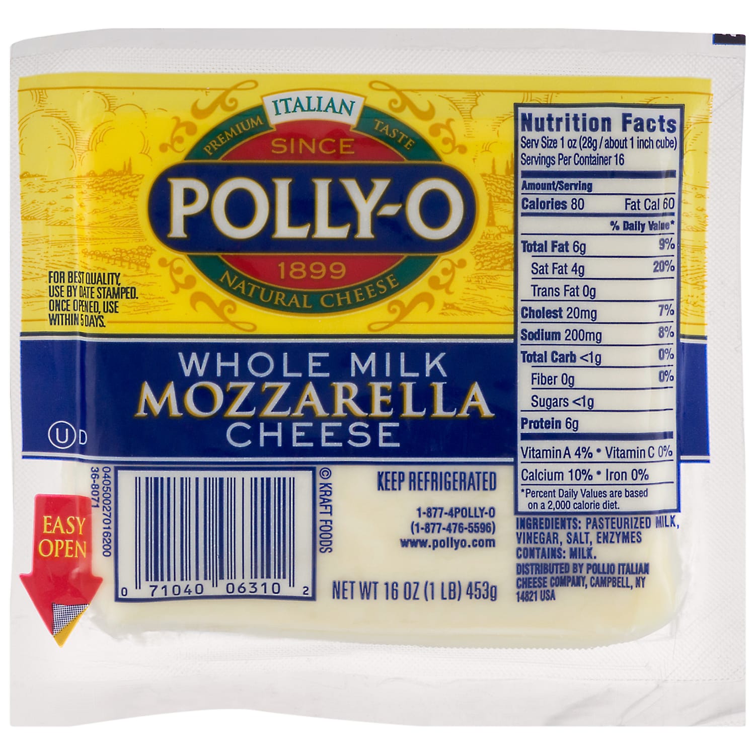 Polly-O Whole Milk Mozzarella Cheese