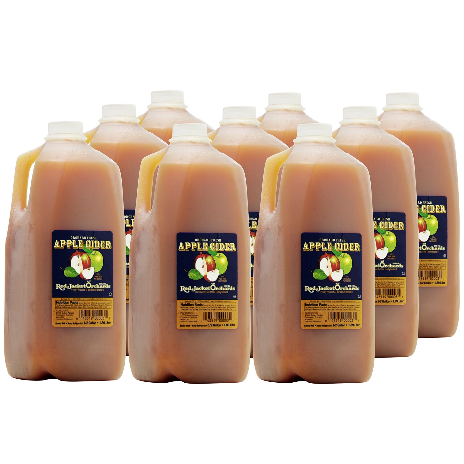 Red Jacket Orchards Apple Cider, Plastic Bottles