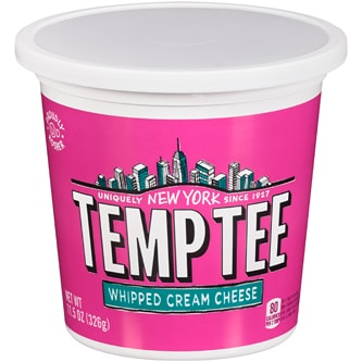 Temp Tee Uniquely New York Whipped Cream Cheese