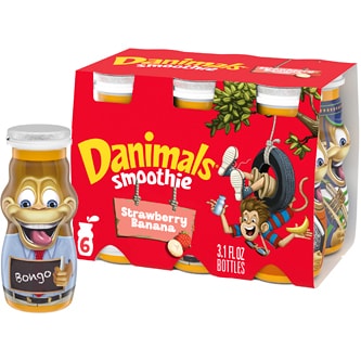 Dannon Danimals Smoothie, Swingin' Strawberry-Banana