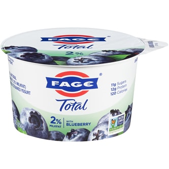 Fage TOTAL 2% Greek Yogurt Split Cup, Blueberry