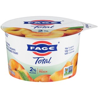 Fage TOTAL 2% Greek Yogurt Split Cup, Peach