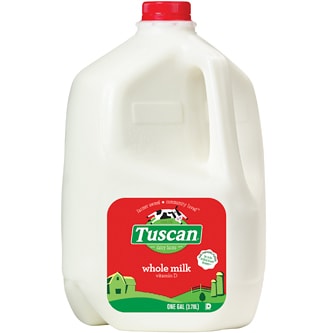 Tuscan Dairy Farms Whole Milk, Plastic Bottle
