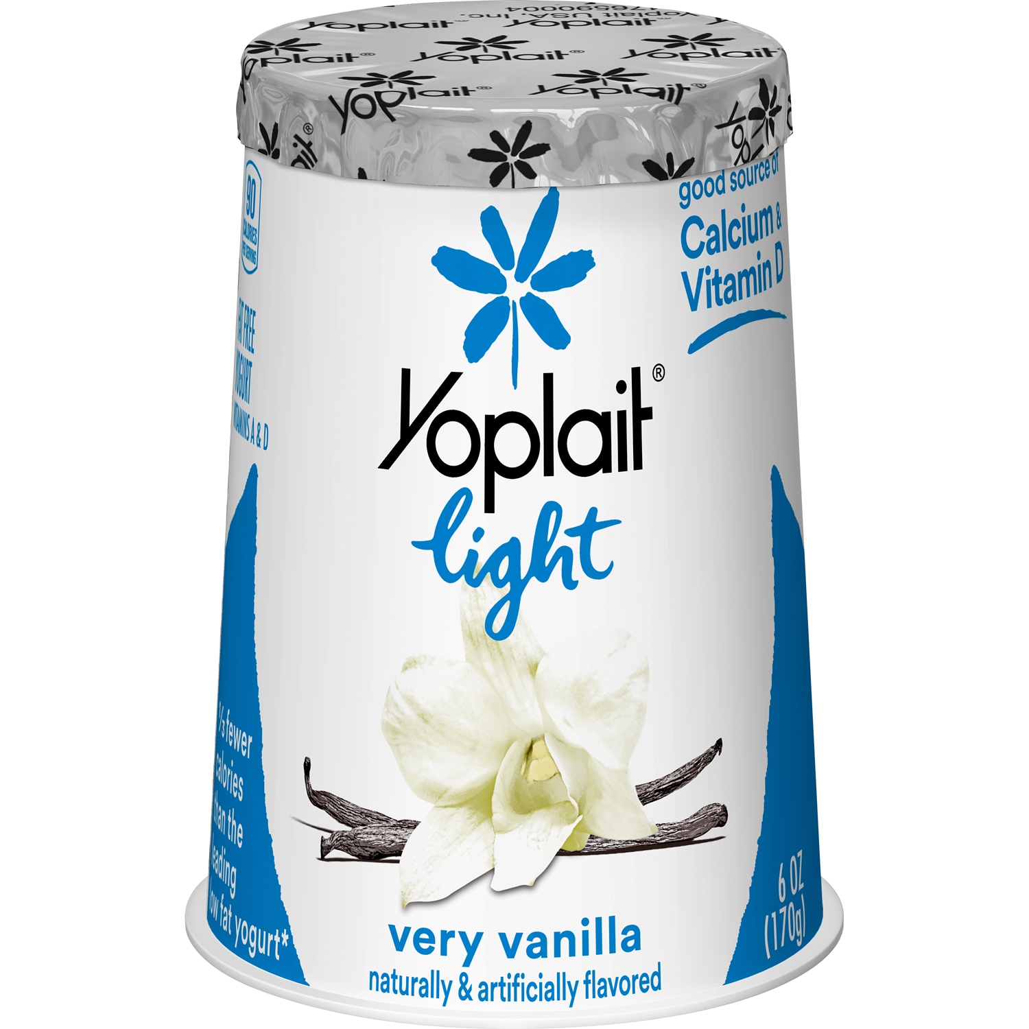 Yoplait Light Fat-Free Yogurt, Very Vanilla