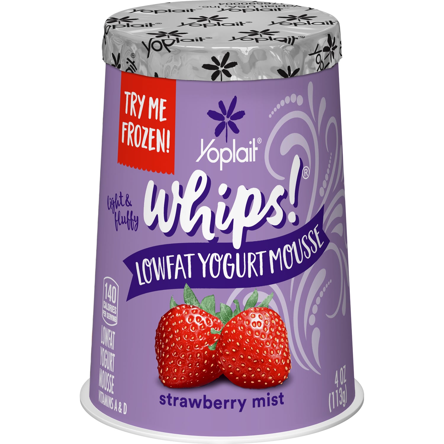 Yoplait Whips! Yogurt, Strawberry Mist