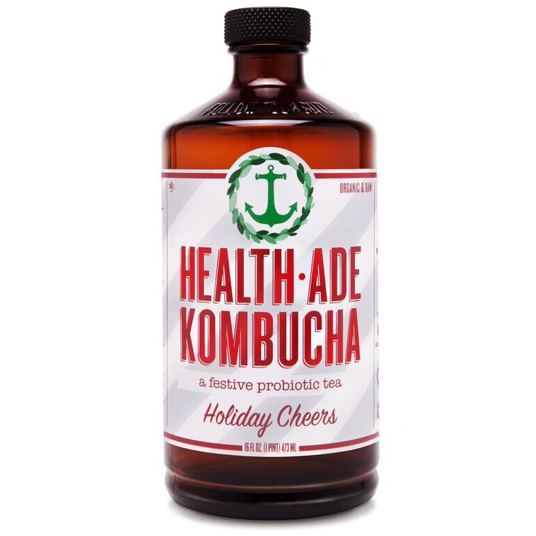 Health-Ade Kombucha, Holiday Cheers, Glass Bottle
