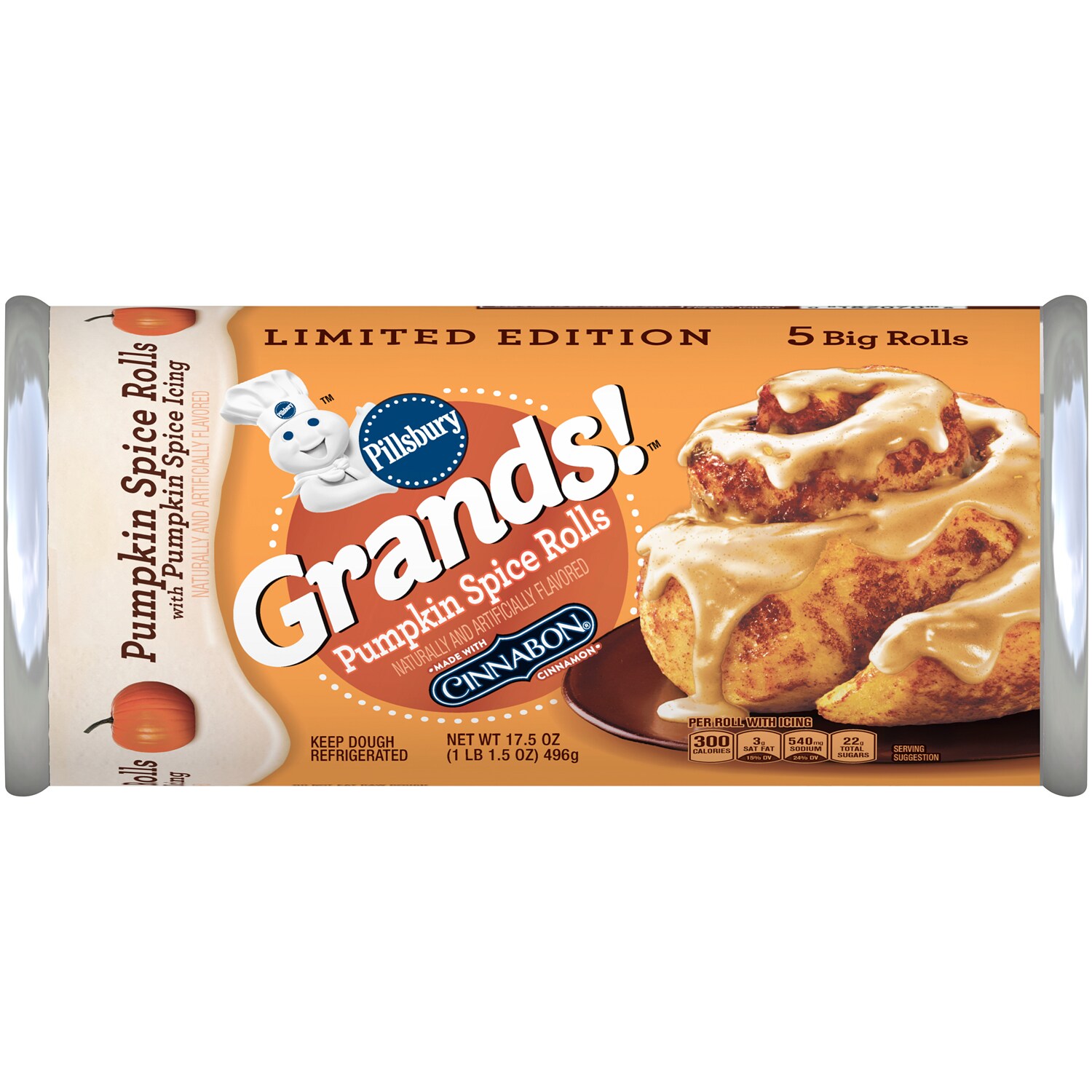 Pillsbury Grands! Pumpkin Spice Rolls