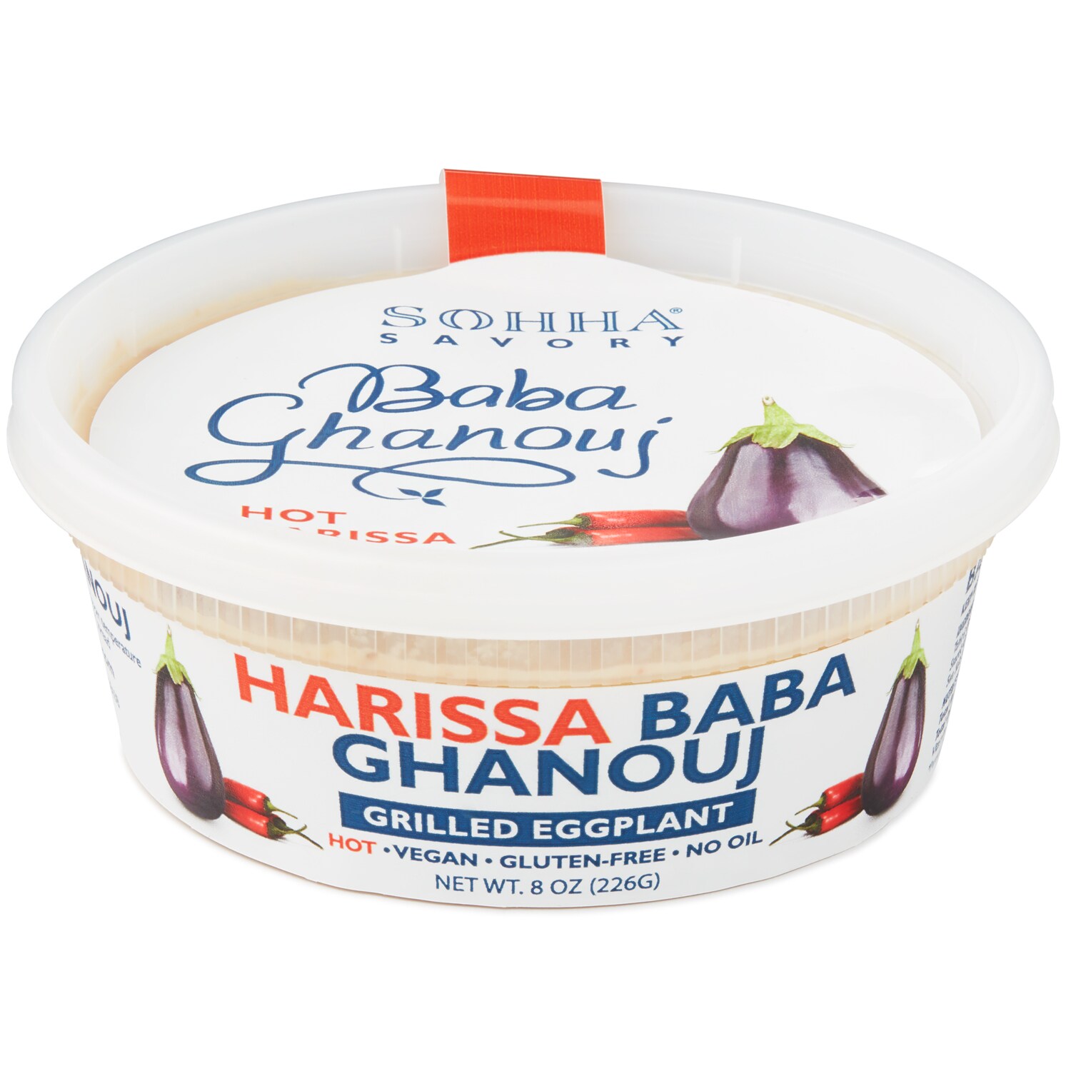 Sohha Savory Baba Ghanouj, Harissa