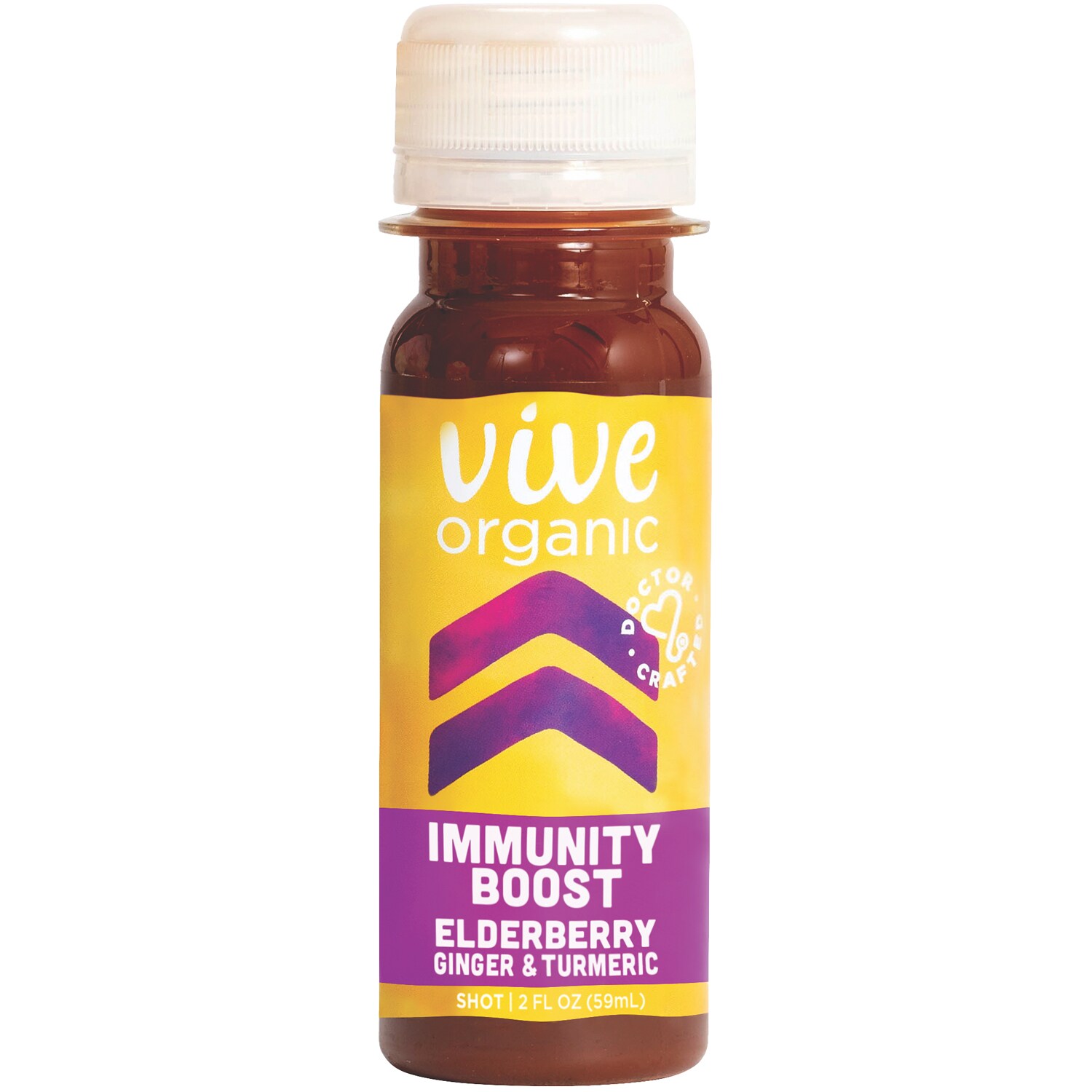 Vive Organic Immunity Boost, Elderberry, Plastic Bottle