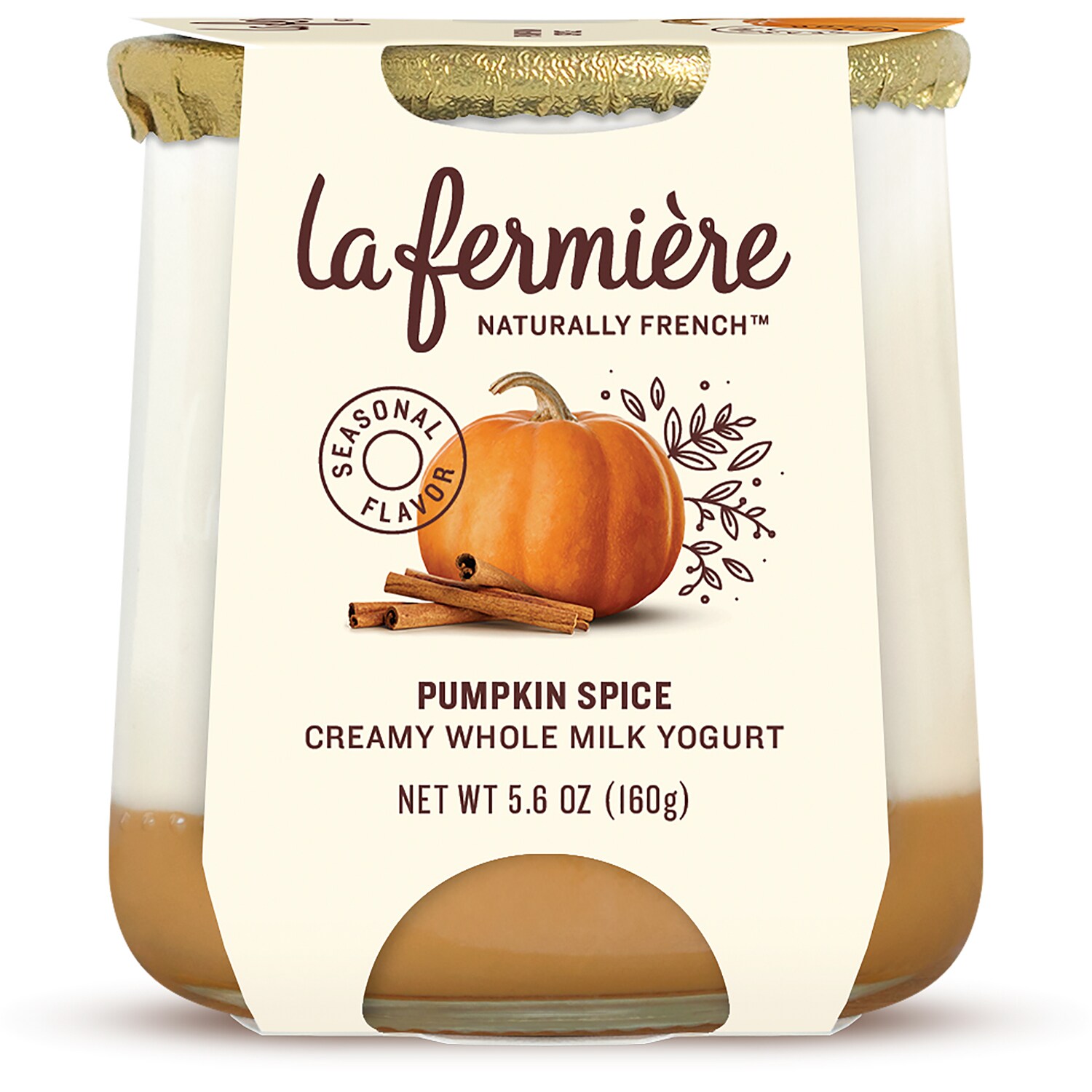 La Fermière Creamy Whole Milk Yogurt, Pumpkin Spice