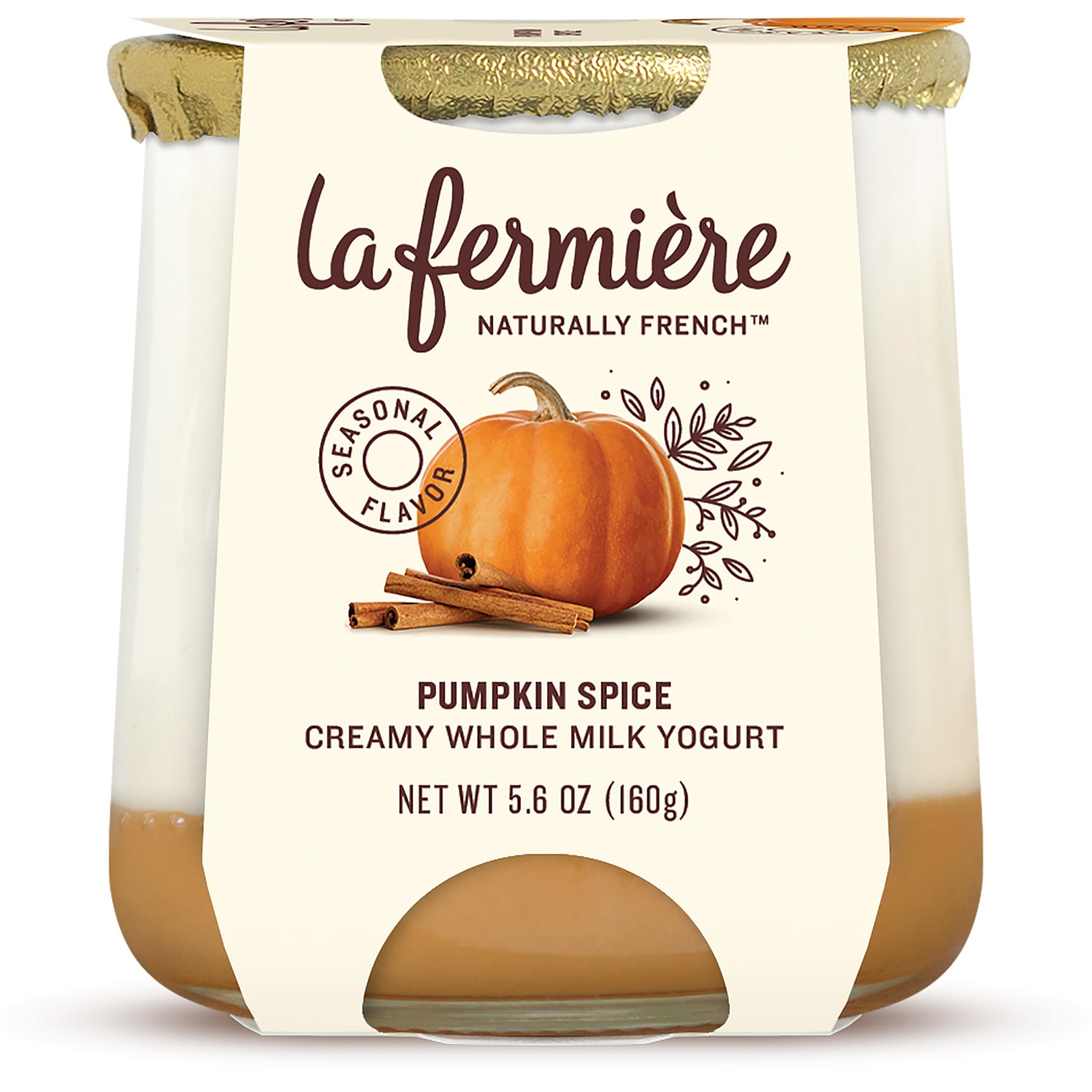 La Fermière Creamy Whole Milk Yogurt, Pumpkin Spice