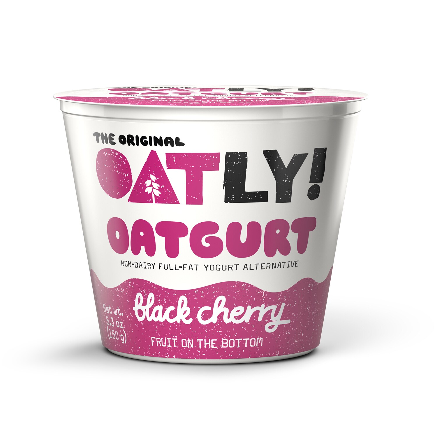 Oatly Oatgurt, Black Cherry on the Bottom