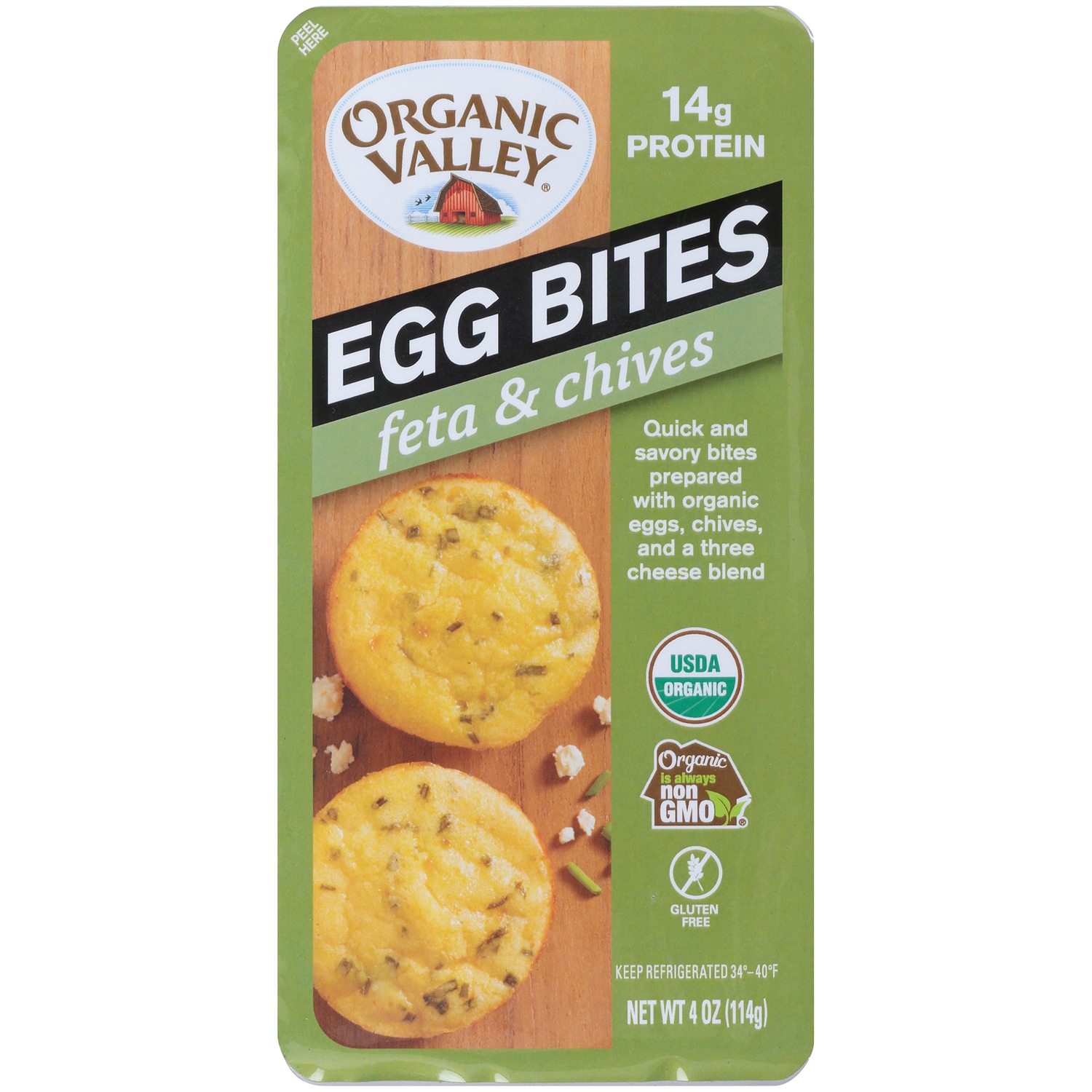 Organic Valley Egg Bites, Feta & Chives