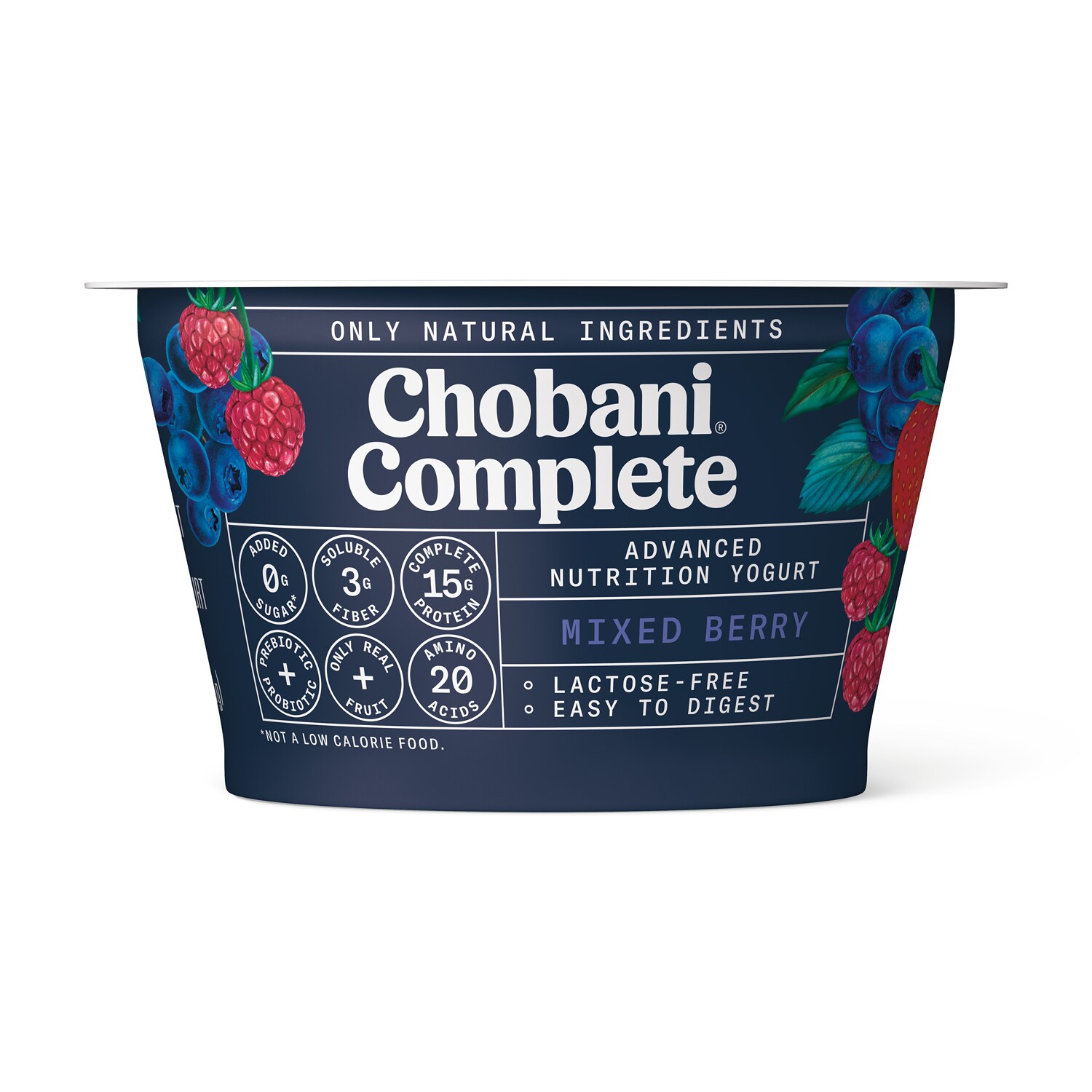 Chobani Complete Greek Yogurt, Mixed Berry 