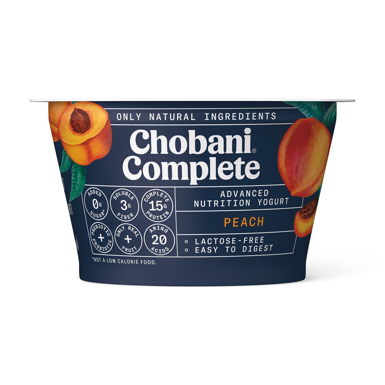 Chobani Complete Greek Yogurt, Peach