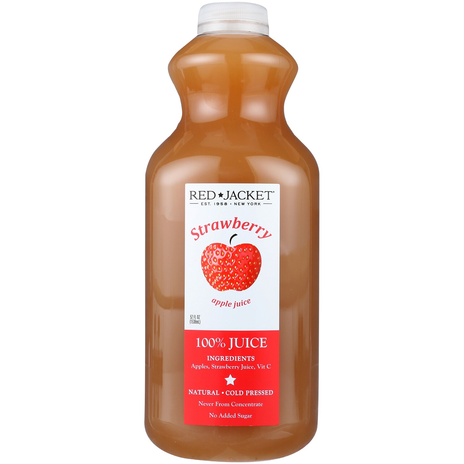 Red Jacket Orchards Strawberry Apple Juice, Plastic Bottle