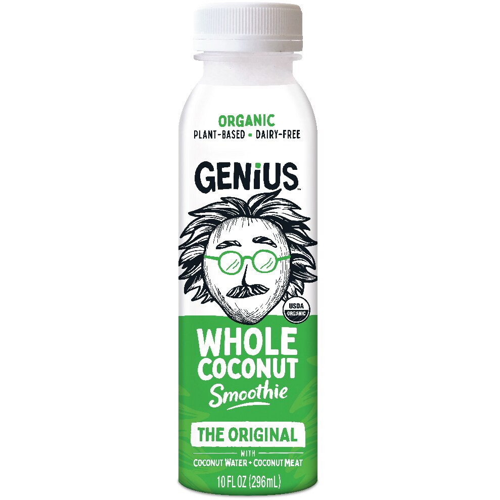 Genius Juice Organic Whole Coconut Smoothie, The Original, Plastic Bottle