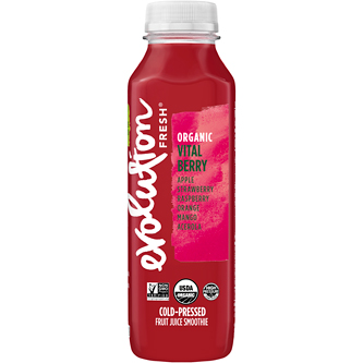 Evolution Fresh Cold-Pressed Organic Juice Smoothie, Vital Berry, Plastic Bottle