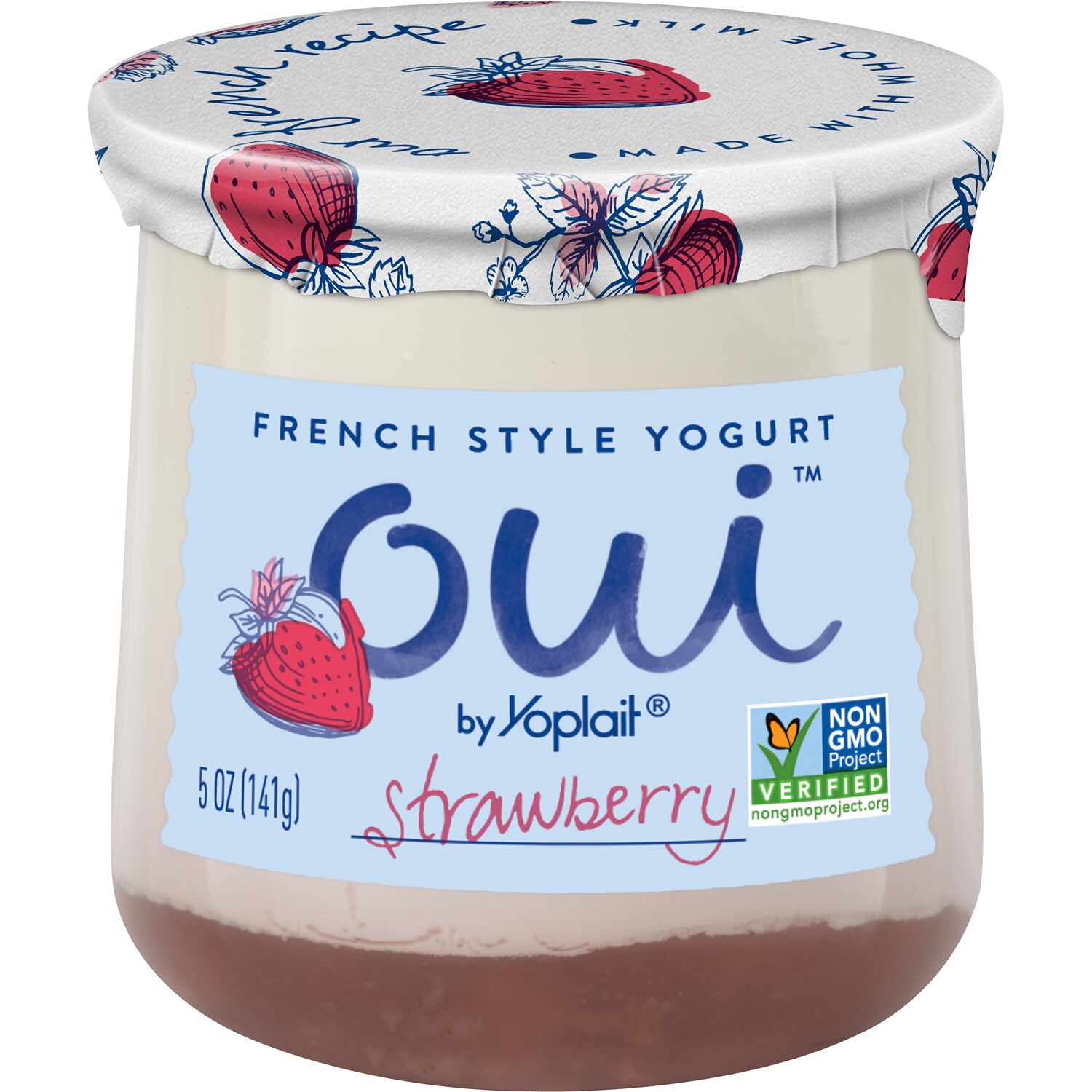 Oui by Yoplait French Style Yogurt, Strawberry