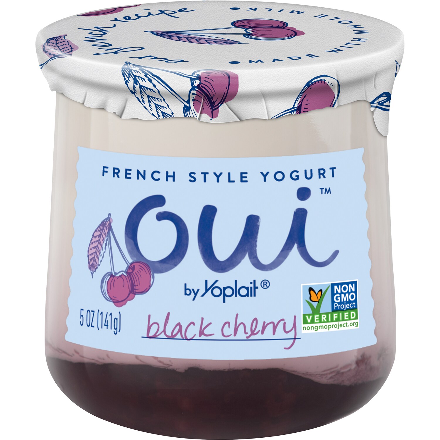 Oui by Yoplait French Style Yogurt, Black Cherry