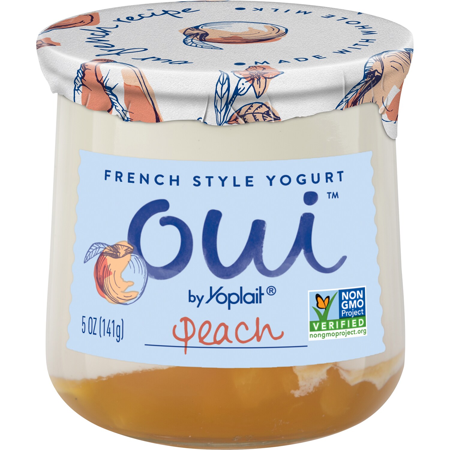 Oui by Yoplait French Style Yogurt, Peach