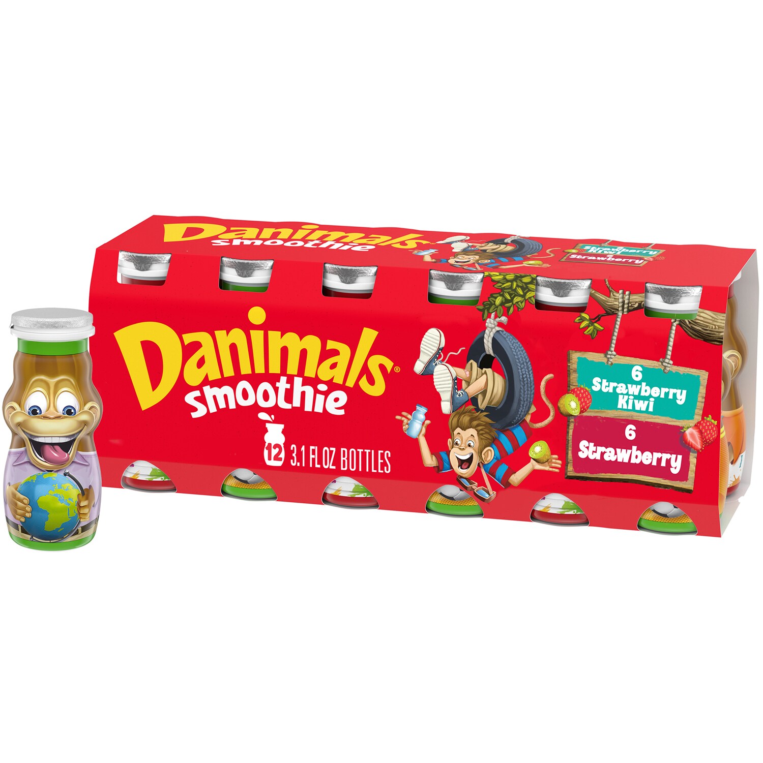 Danimals Smoothies, Strawberry Explosion & Strikin' Strawberry Kiwi