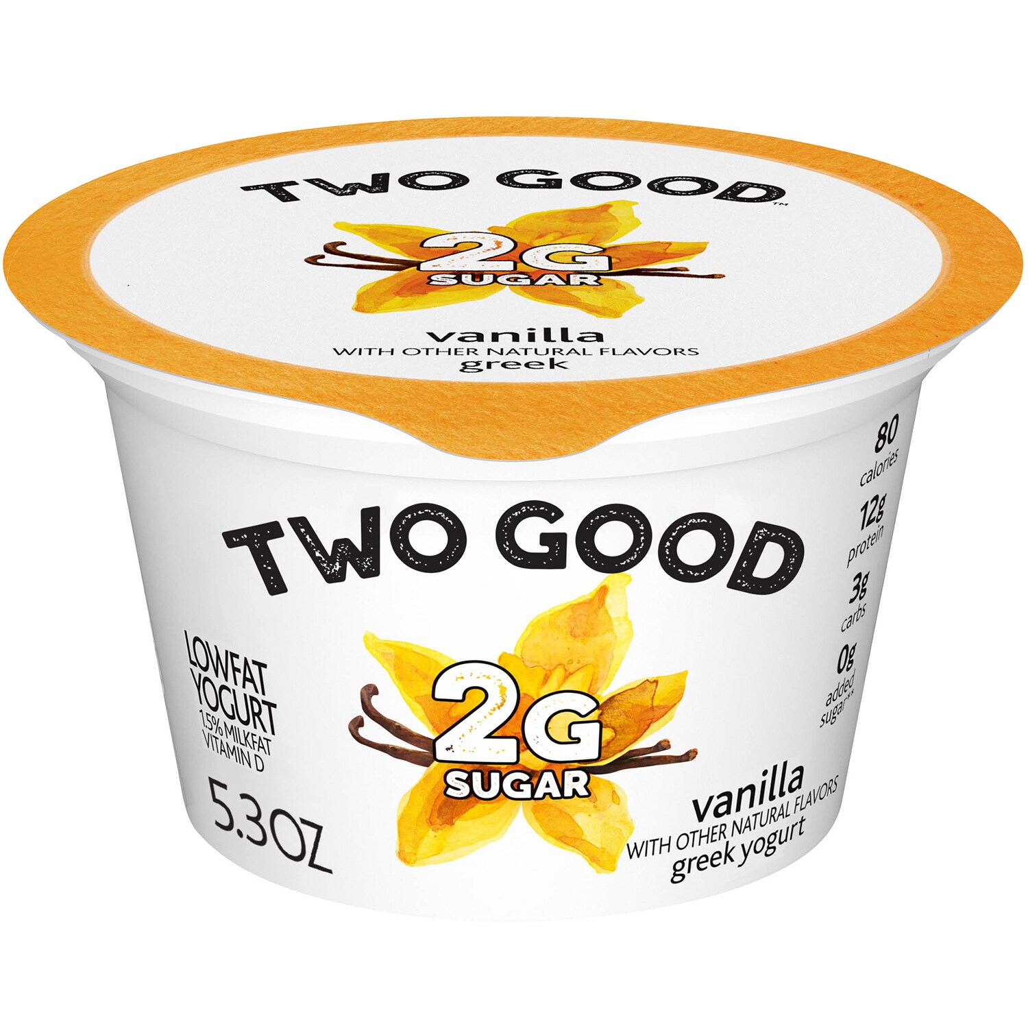 Two Good Lowfat Greek Yogurt, Vanilla