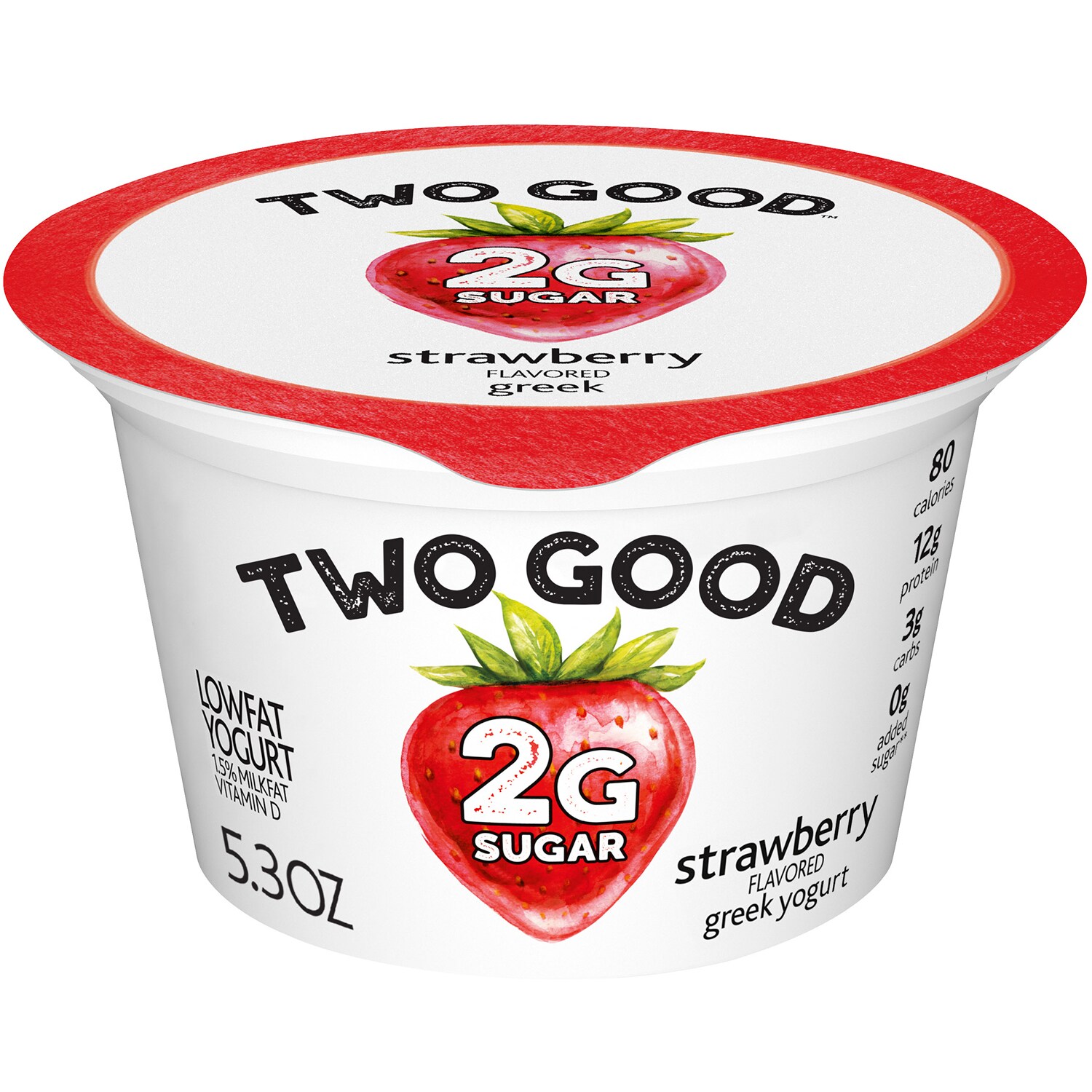 Two Good Lowfat Greek Yogurt, Strawberry
