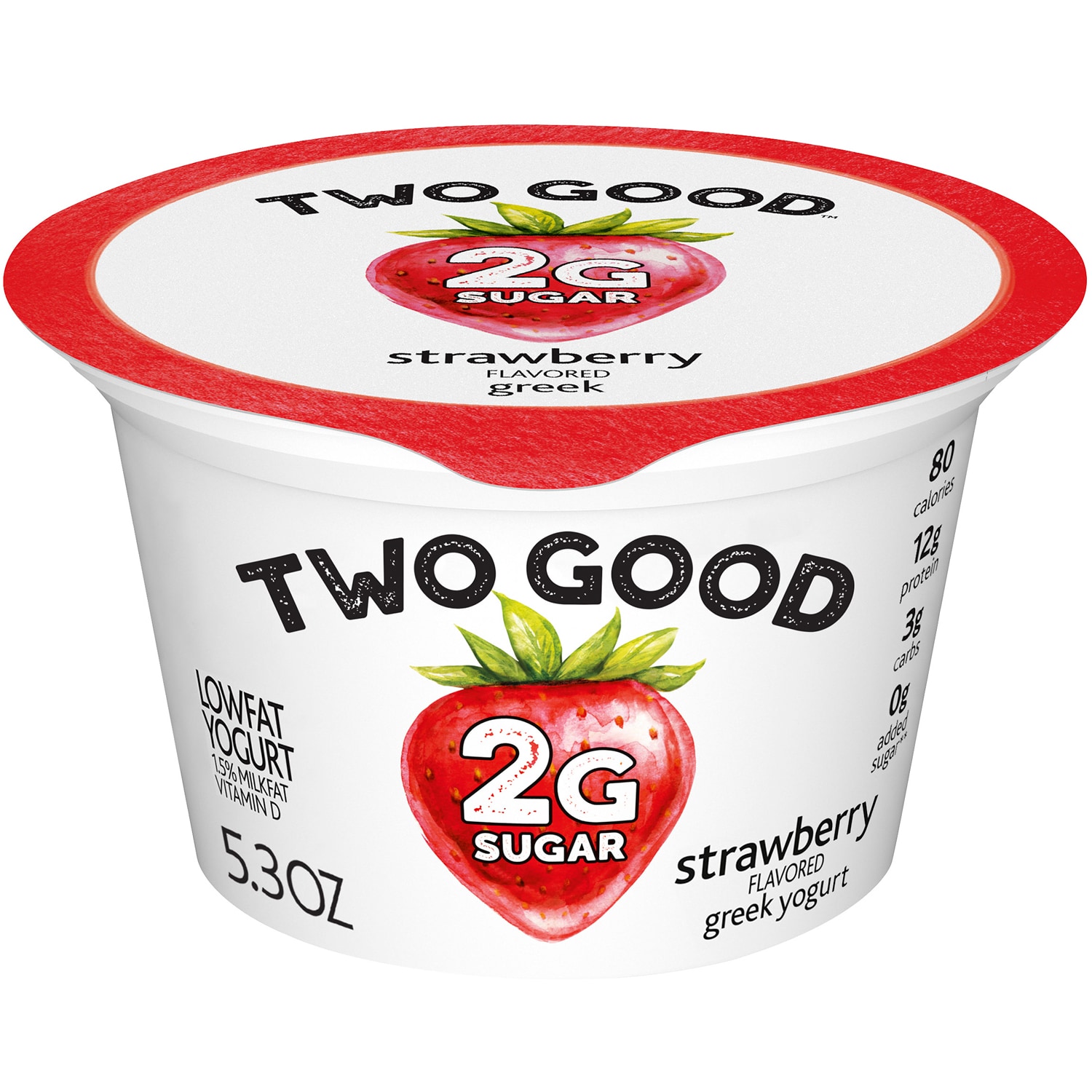 Two Good Lowfat Greek Yogurt, Strawberry