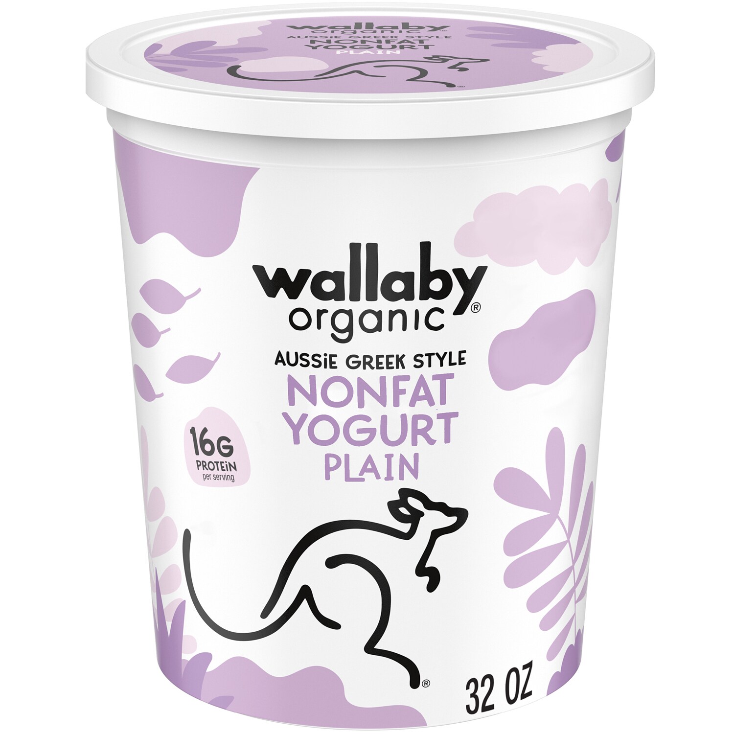 Wallaby Organic Aussie Nonfat Greek Yogurt, Plain