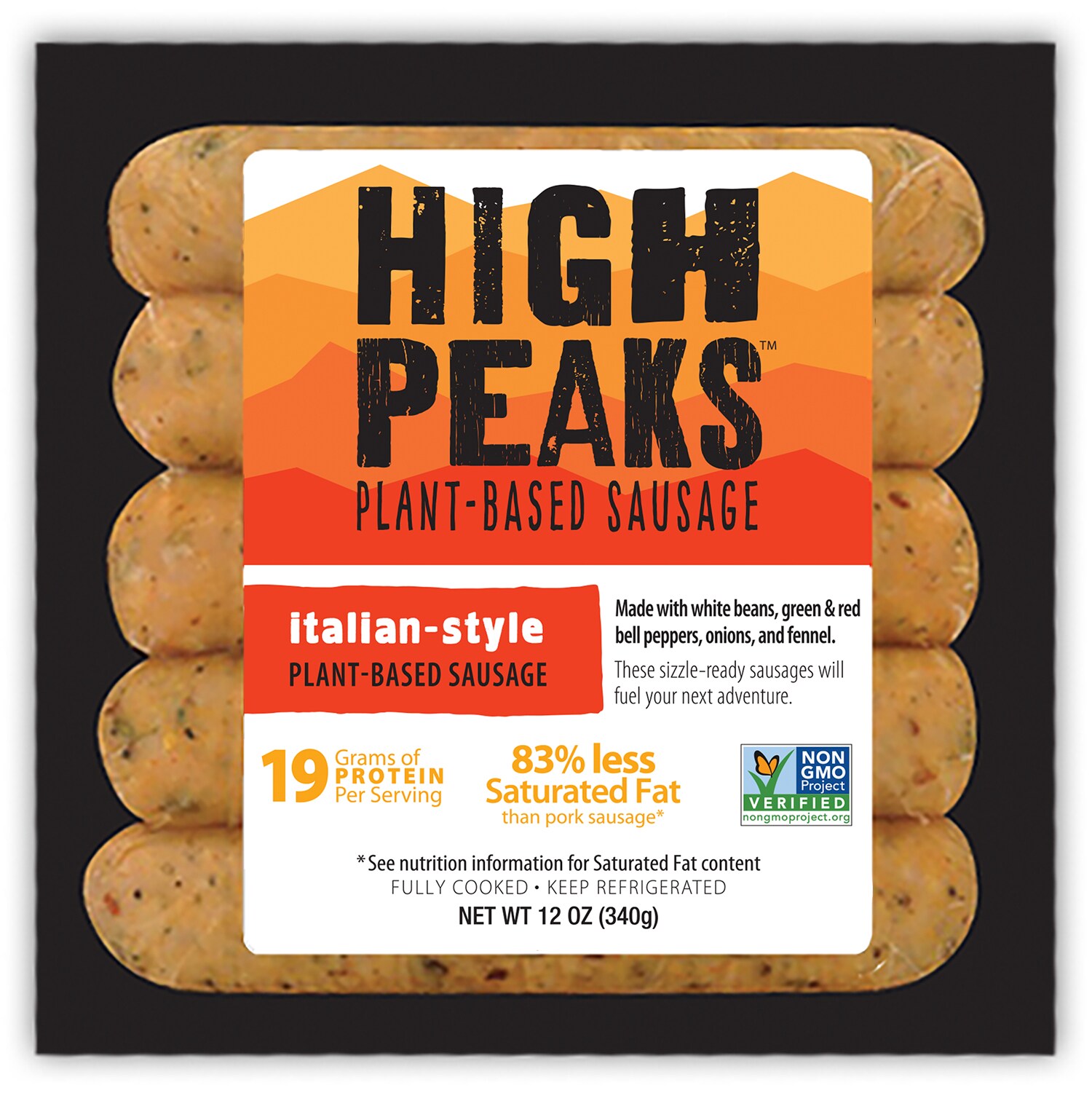 High Peaks Plant-Based Sausage, Italian-Style