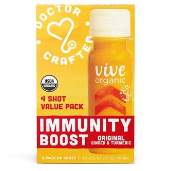 Vive Organic Immunity Boost, Original, Plastic Bottles