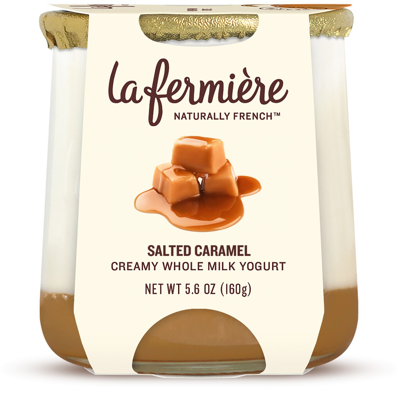 La Fermière Creamy Whole Milk Yogurt, Salted Caramel