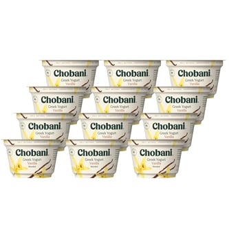 Chobani Non-Fat Greek Yogurt, Vanilla Blended