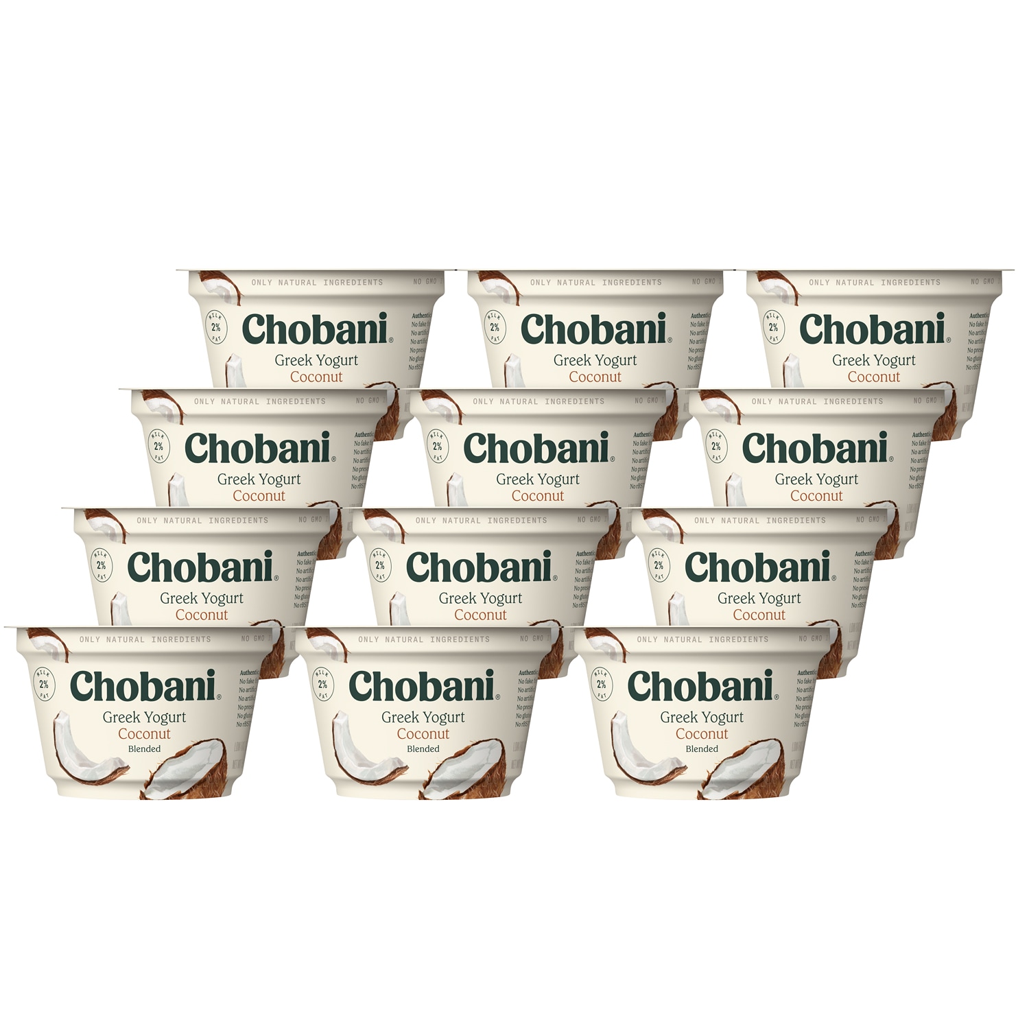 Chobani Low-Fat Greek Yogurt, Coconut Blended