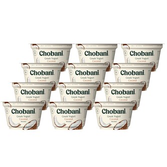 Chobani Low-Fat Greek Yogurt, Coconut Blended