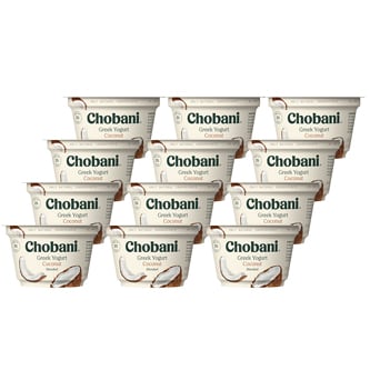 Chobani Low-Fat Greek Yogurt, Coconut Blended
