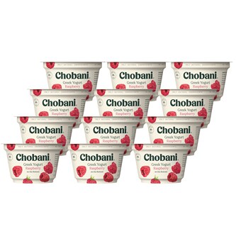 Chobani Non-Fat Greek Yogurt, Raspberry on the Bottom