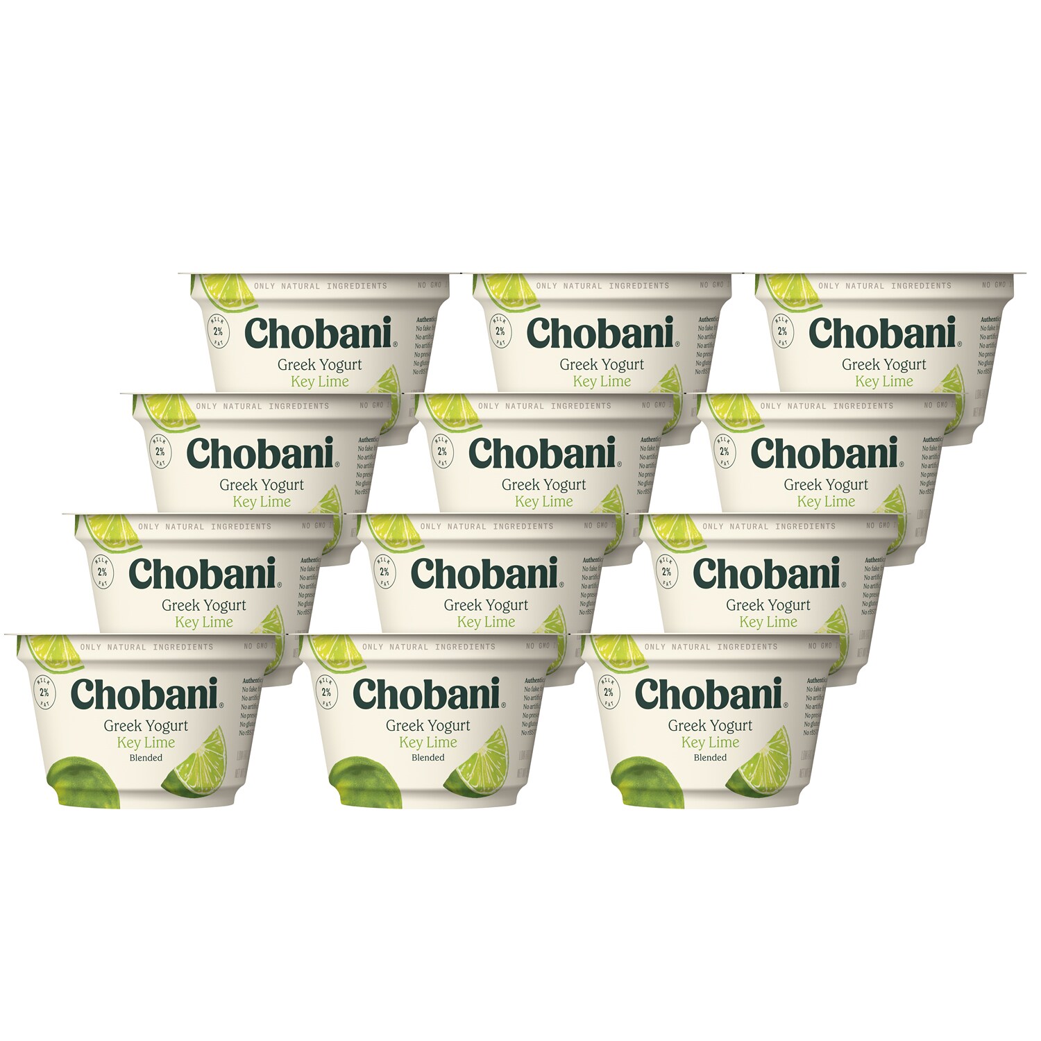 Chobani Low-Fat Greek Yogurt, Key Lime Blended