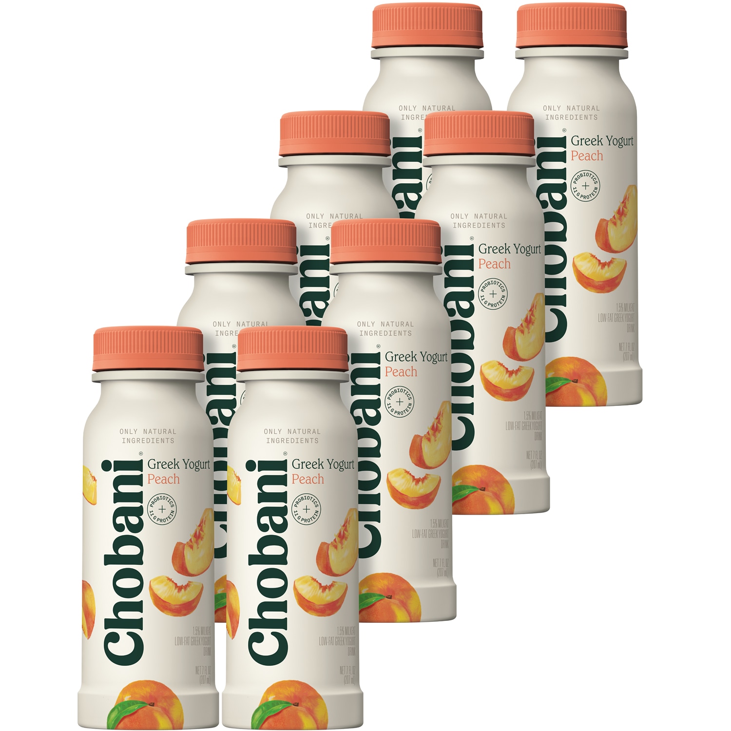 Chobani Low-Fat Greek Yogurt Drink, Peach