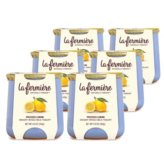 La Fermière Creamy Whole Milk Yogurt, Pressed Lemon