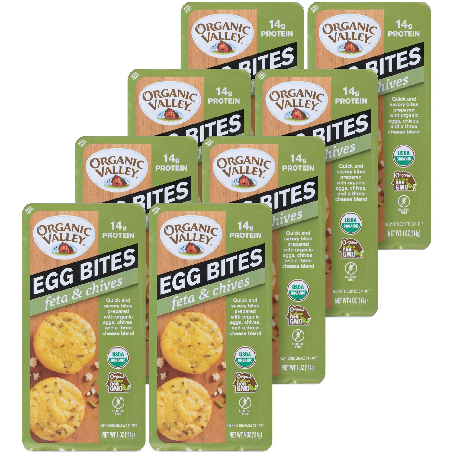 Organic Valley Egg Bites, Feta & Chives