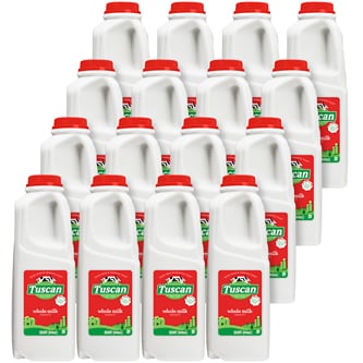 Tuscan Dairy Farms Whole Milk, Plastic Bottles