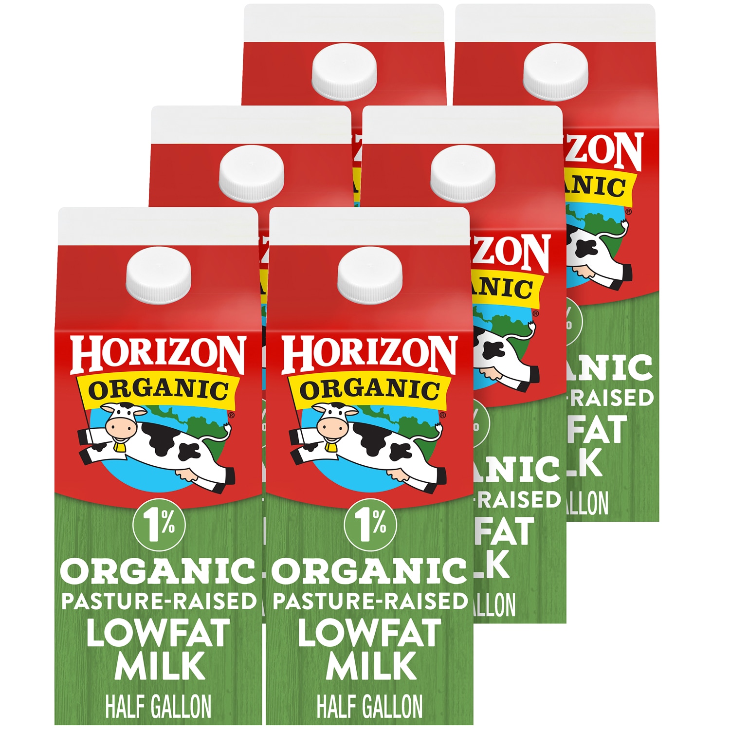 Horizon Organic 1% Milk, Cartons