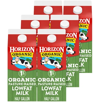 Horizon Organic 1% Milk, Cartons