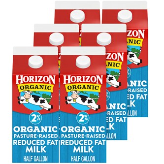 Horizon Organic 2% Milk, Cartons
