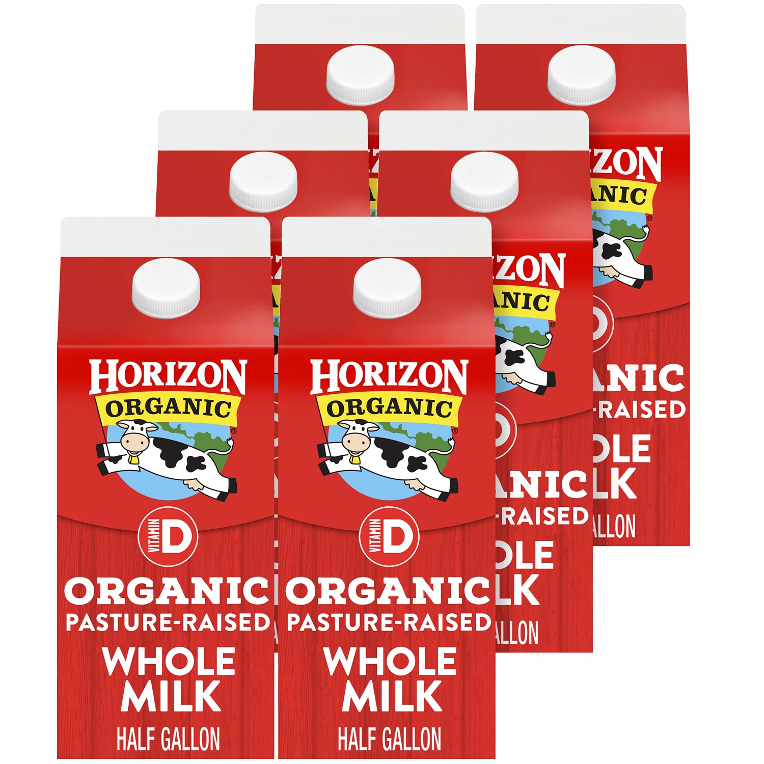 Horizon Organic Whole Milk, Cartons