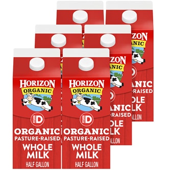 Horizon Organic Whole Milk, Cartons