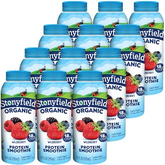 Stonyfield Organic Wild Berry Smoothie, Case