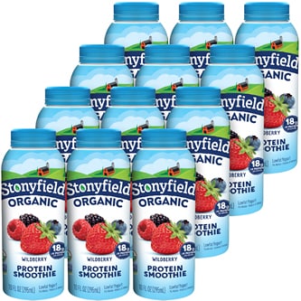 Stonyfield Organic Wild Berry Smoothie, Case